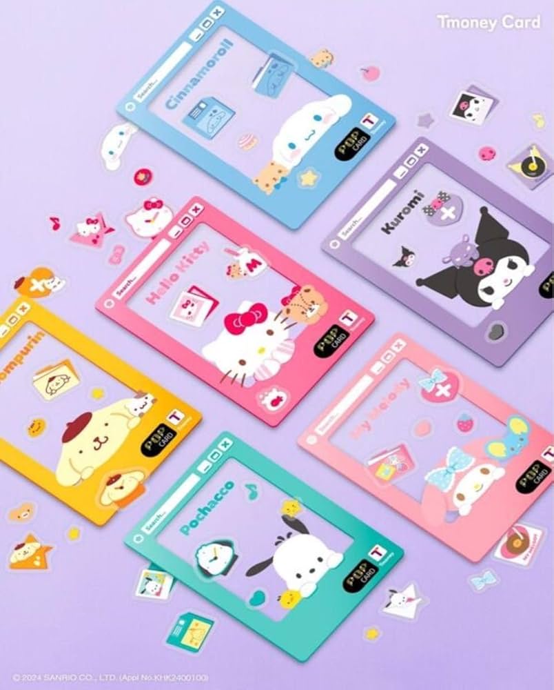 Amazon.co.jp: マイメロ韓国限定 コラボ Tマネーカード 韓国交通系IC