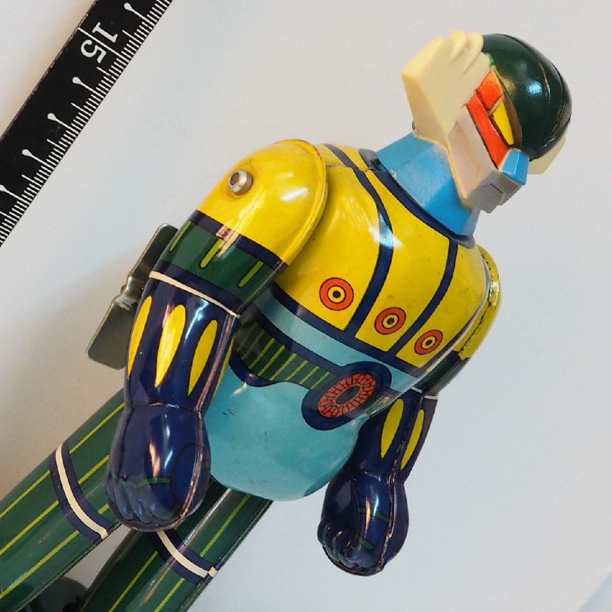 タカラ【鋼鉄ジーグ 】当時物ブリキ ゼンマイ歩行ロボットTIN TOY