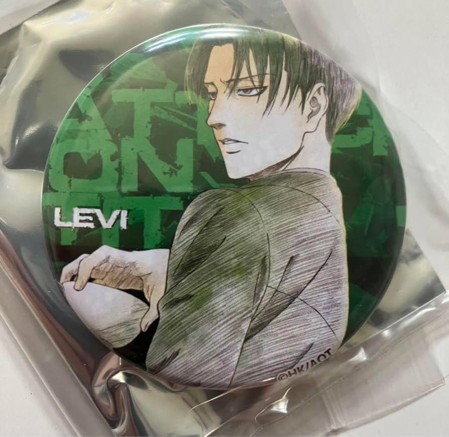 進撃の巨人 リヴァイ 缶バッジ past and future 進撃の巨人 リヴァイ