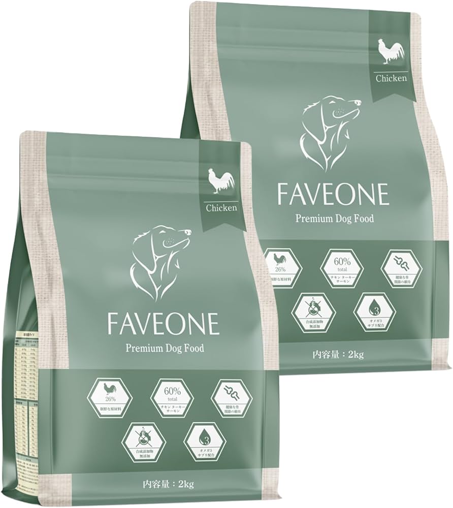 Amazon.co.jp: フェイヴワン FAVEONE ドッグフード 全犬種用 チキン