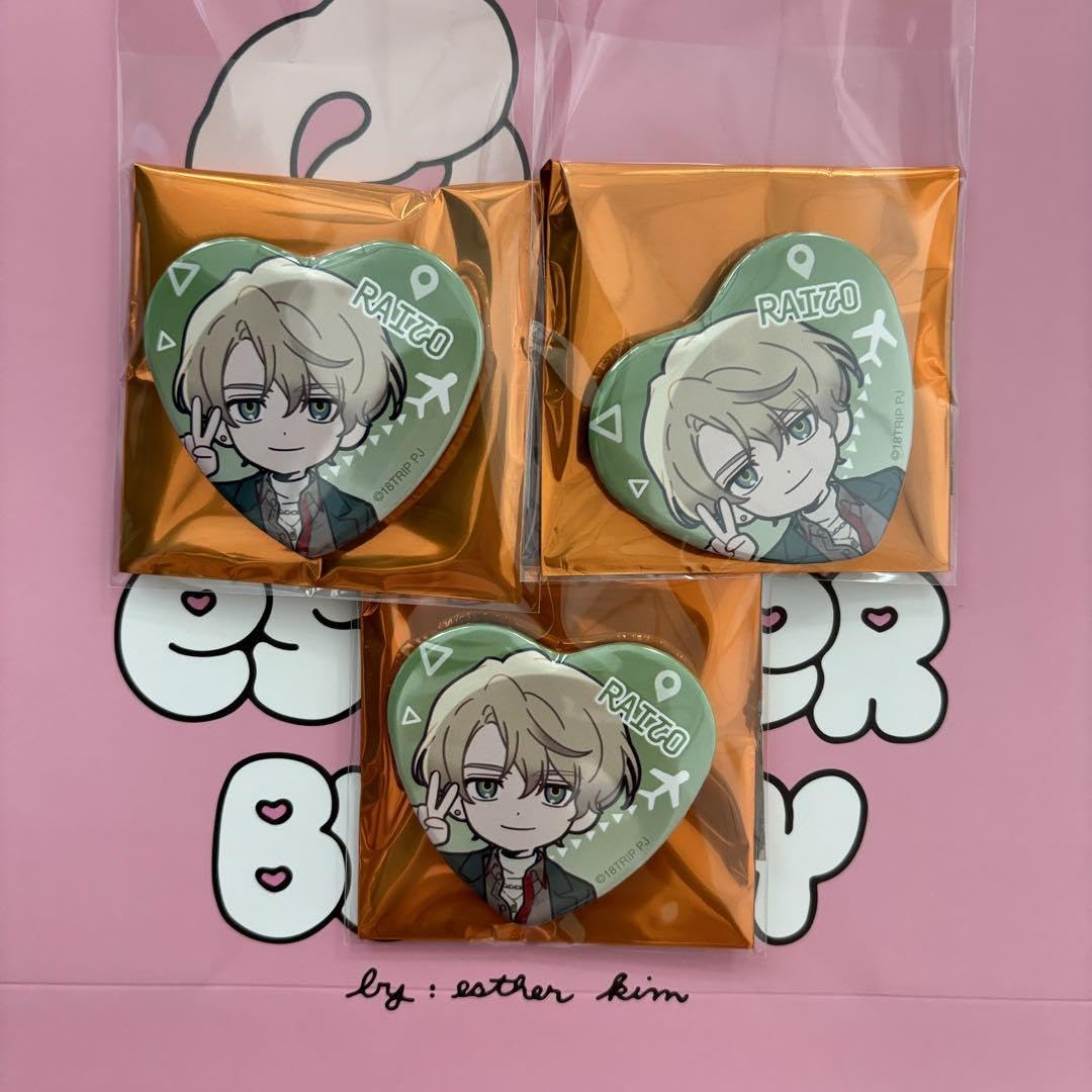 北片來人 缶バッジ PASH! 応募者全員サービス 18TRIP 24個 PASH