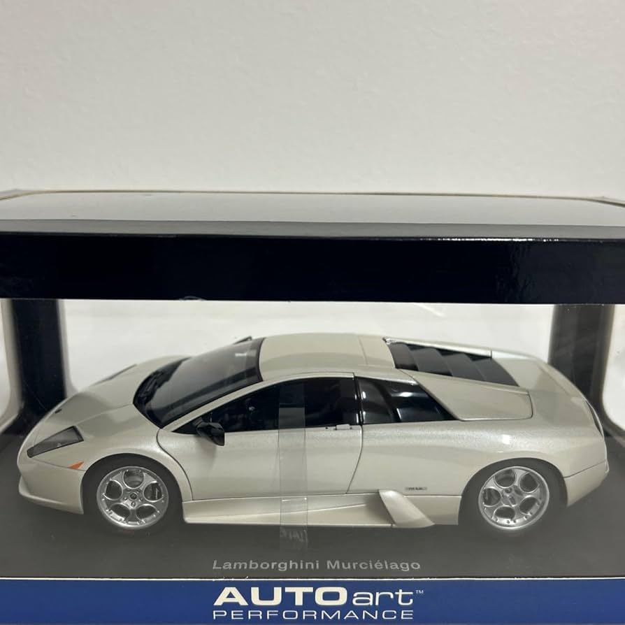 Amazon | AUTOart 1/18 Lamborghini Murcielago Balloon White V12 6.2