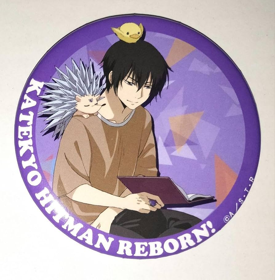 REBORN 雲雀恭弥 スクエア缶バッジ ジャンプ 50周年記念 プライズ