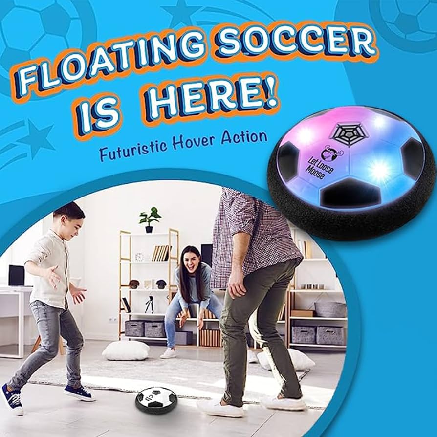 Amazon.com: Let Loose Moose Hover Soccer Ball - Indoor LED