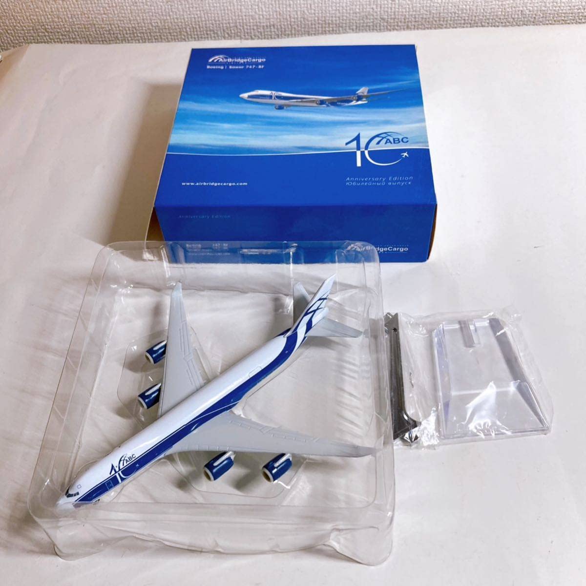 エアブリッジ・カーゴ B747-8F herpa 1/500 エアブリッジ・カーゴ B747