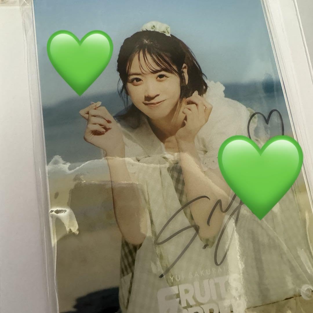 櫻井優衣 直筆サイン入り A3パネル 新品未開封 FRUITSZIPPER