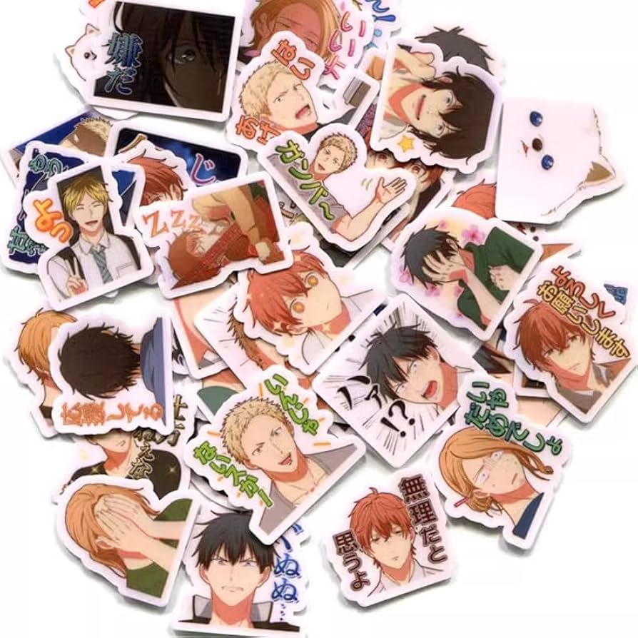 Amazon.co.jp: ギヴン ステッカー 40枚セット キヅナツキ BL グッズ