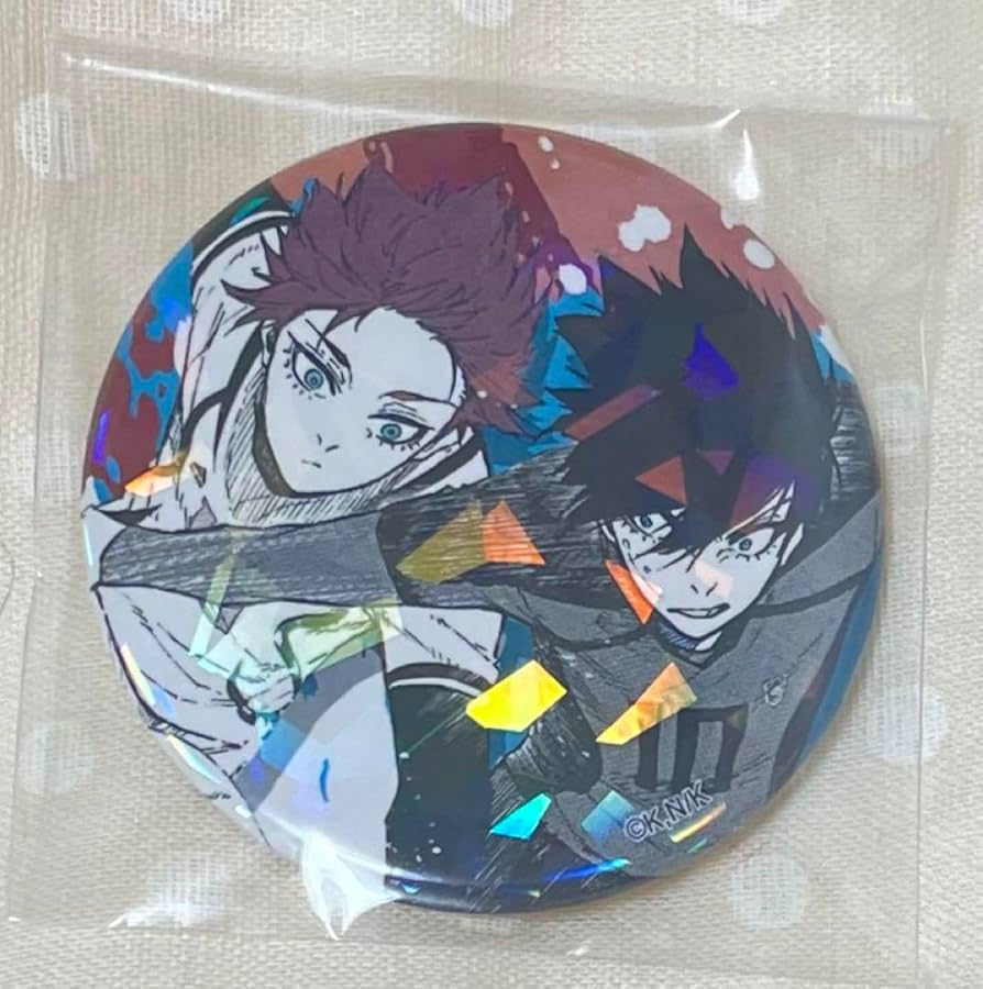 Amazon.co.jp: ブルーロック ブルロ ホログラム缶バッジ ホロ缶 糸師冴