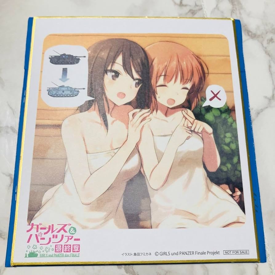 ガルパン 最終章 4週目特典 生コマフィルム ミカ 2枚 劇場版 ガールズ