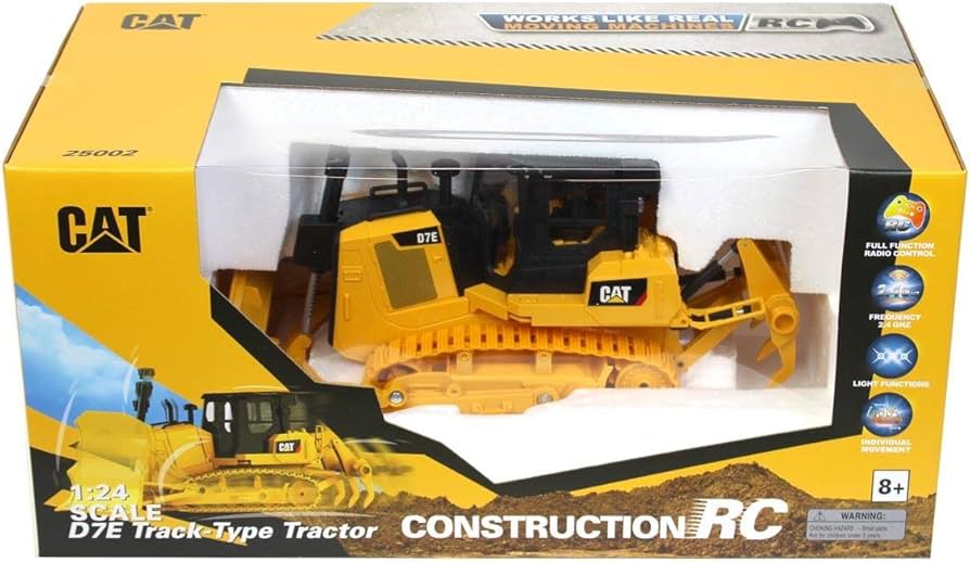 Amazon.com: Diecast Masters 1/24 Caterpillar D7E Dozer Radio