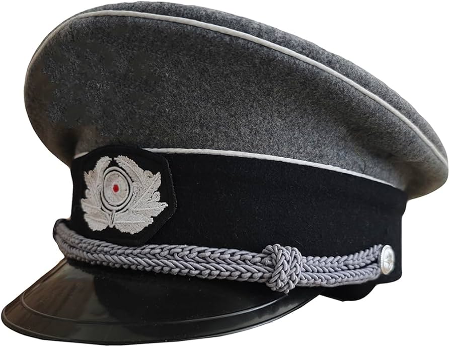 Amazon | WWII ドイツ国防軍将校制帽 ドイツ軍 復刻モデル品 (頭囲60cm