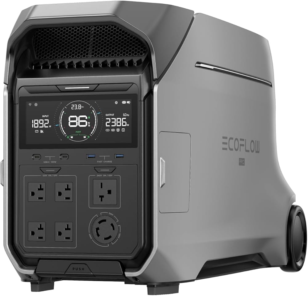 Amazon.co.jp: EcoFlow DELTA Pro3 ポータブル電源 4,096Wh 大容量 高