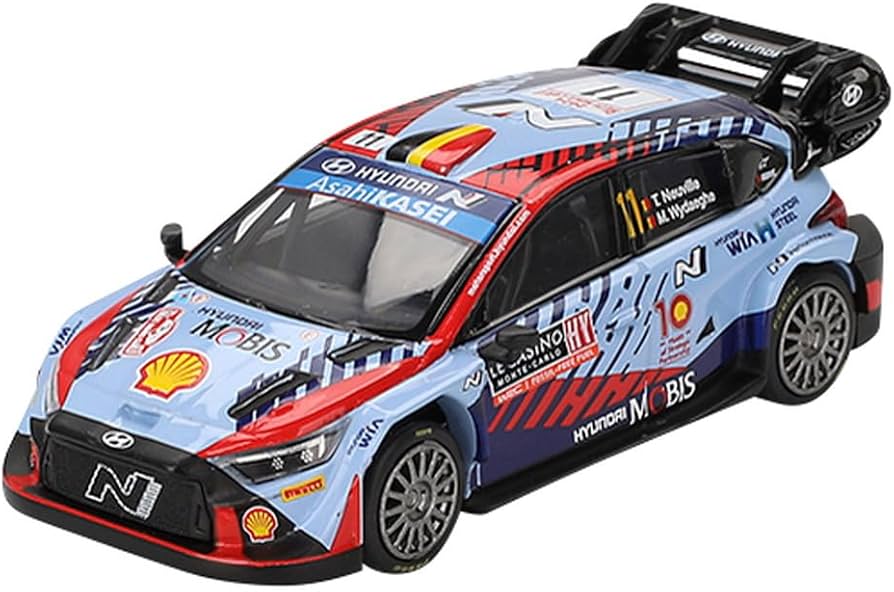 Amazon | MINI GT 1/64 Hyundai i20 N Rally1モンテカルロラリー 2024