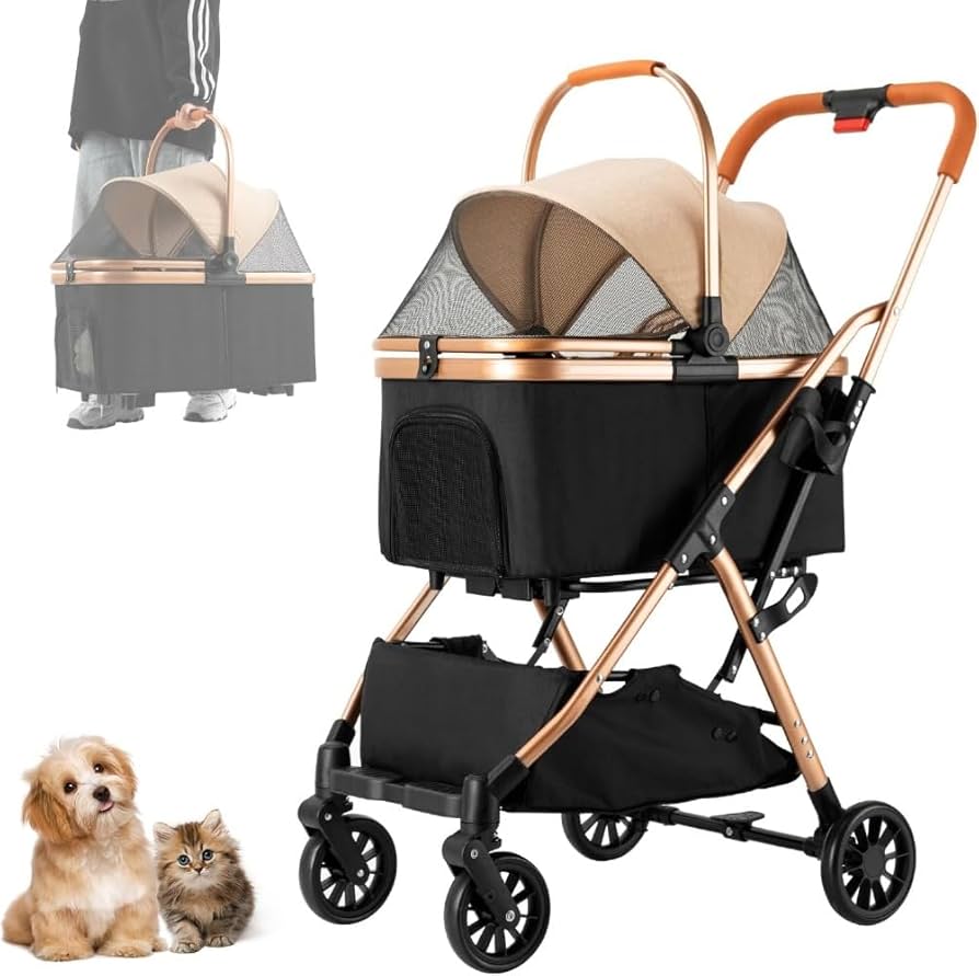 Amazon | ペットカート 分離型 折りたたみ ペットバギー 小型犬 中型犬