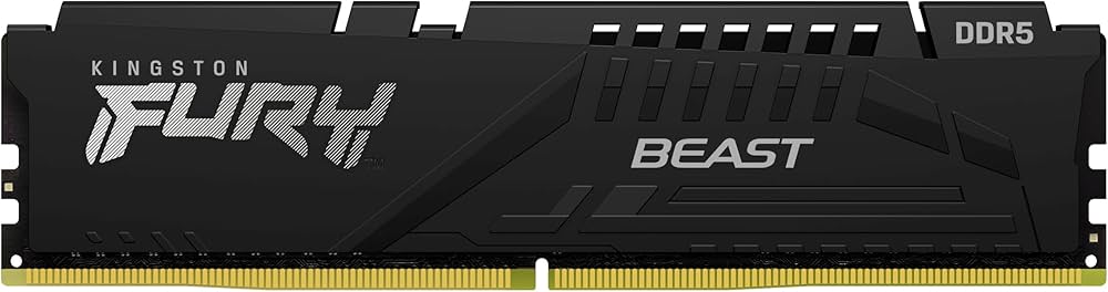 Amazon | Kingston FURY Beast Black DDR5 32GB 6000MT/s CL40 DIMM