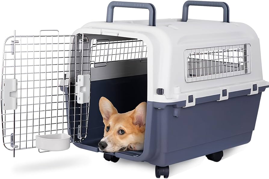 Amazon | Epetlover ペットキャリー 犬 クレート 犬 中型犬 大型犬 成