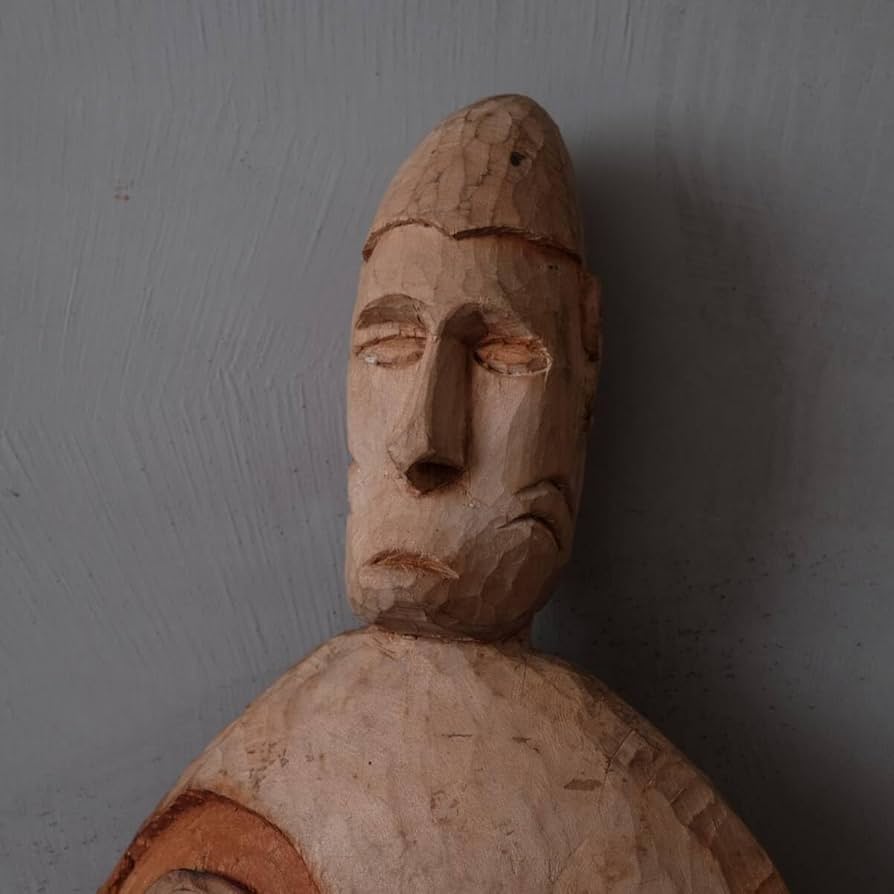 Amazon.co.jp: 02961インドネシアパプア州アスマット族木彫盾C