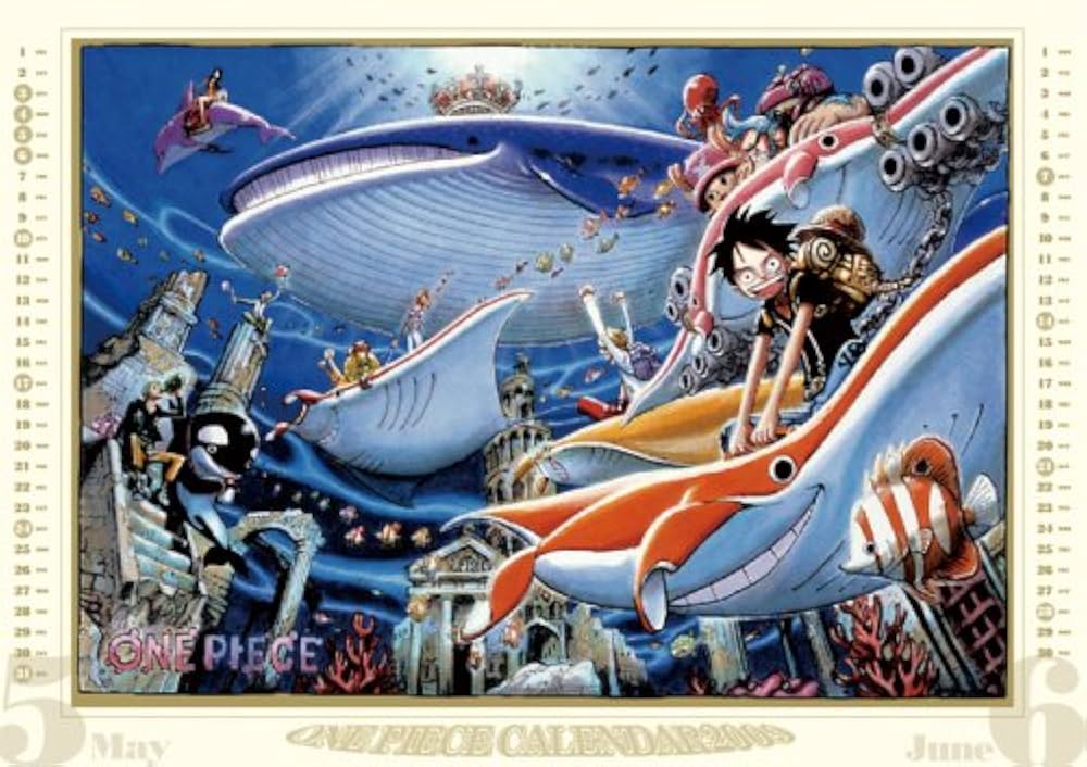 ONE PIECE コミックカレンダー 2005〜2008 4点セット ONE PIECE