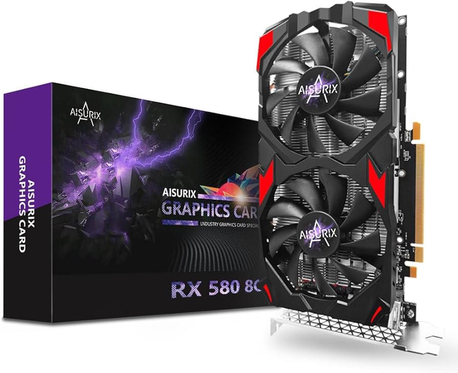 Amazon.com: Kelinx AISURIX RX 580 Graphics Card, 2048SP, Real 8GB