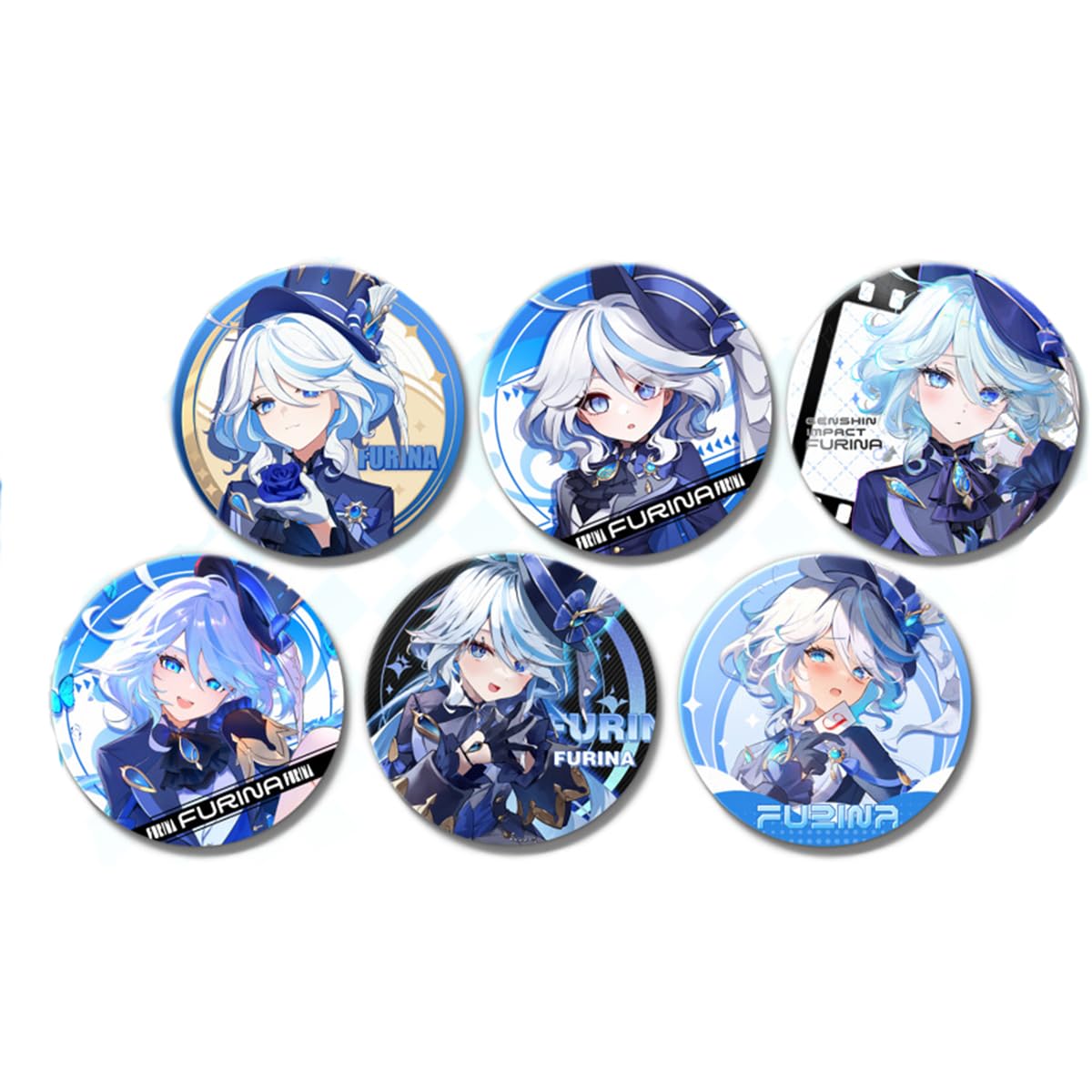 原神 フリーナ 缶バッジ 公式正規品 ② フリーナ 原神 缶バッジ 公式正規