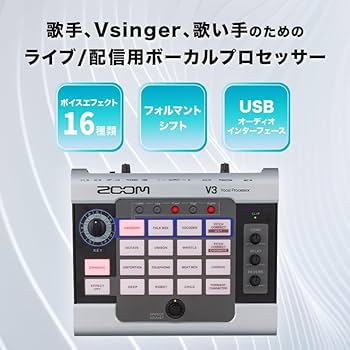 Amazon.co.jp: ZOOM 配信用ボイスチェンジャー ボーカルエフェクター