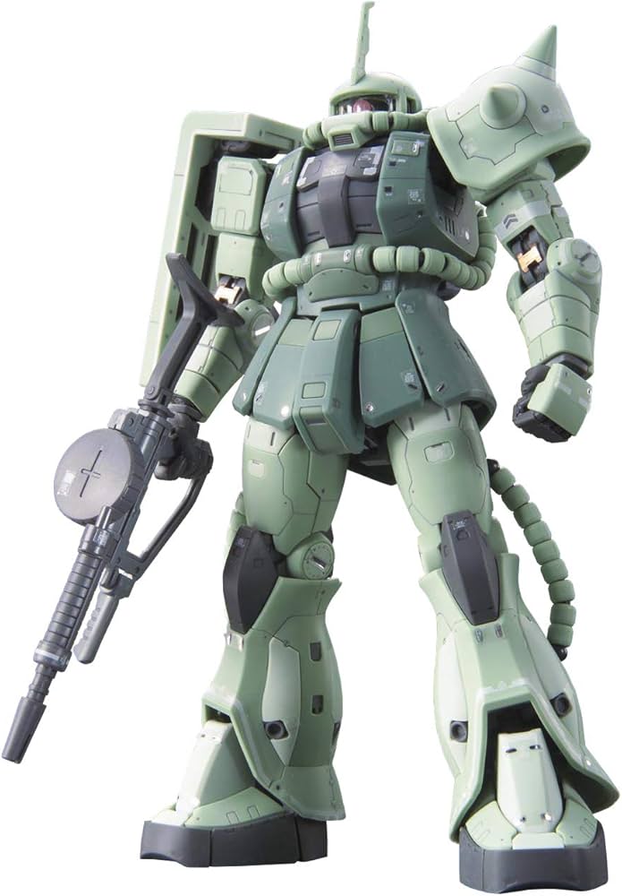 Amazon.com: RG Mobile Suit Gundam MS-06F Mass Production Zaku 1