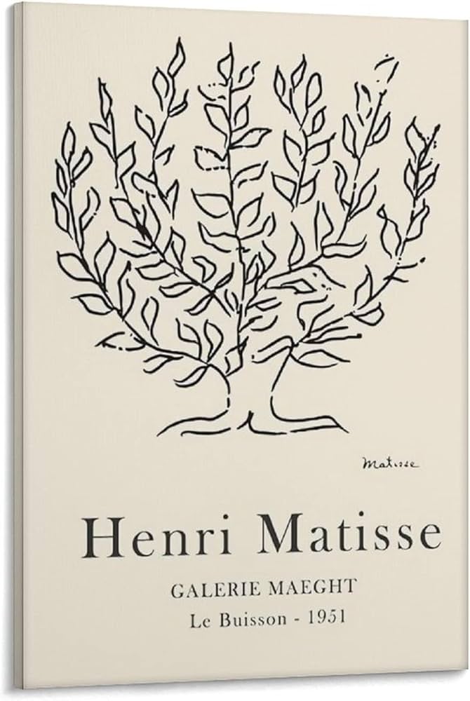 Amazon.co.jp: アンリマティス 「低木」ポスター アートパネル