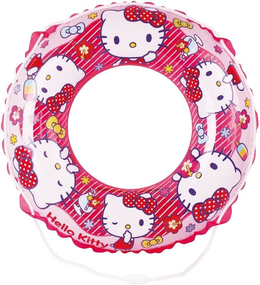 Amazon | マルカ ハローキティ 60cmうきわ レッド 189509 | 浮き輪