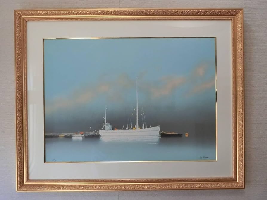 ドートルロー 「ローズ色の空と白い船」 ED 100/150 ドートルロー