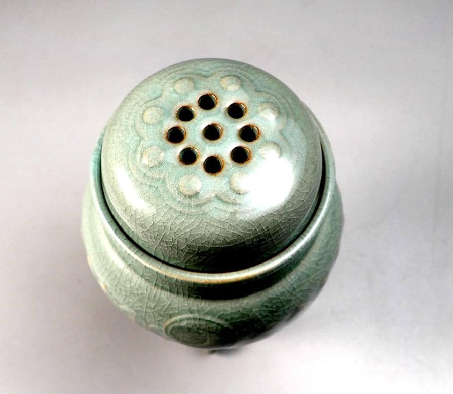 Amazon｜中国人間国宝 徐朝興 龍泉香炉 箱付き 証明書有 中国美術