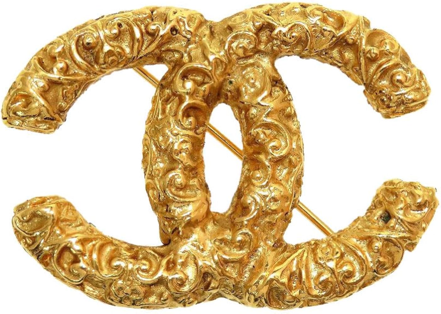 CHANEL ラウンドミラー型ブローチ CHANEL ラウンドミラー型ブローチ