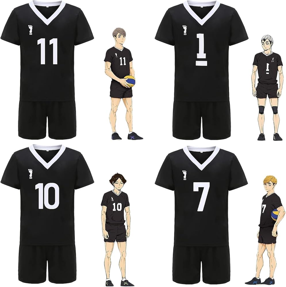 Amazon | ハイキュー 稲荷崎高校 ユニフォーム 北信介 宮侑 宮治 角名