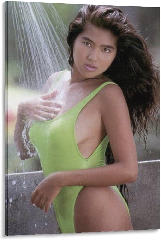 Amazon.co.jp: 飯島直子水着セクシー写真ポスター絵画 キャンバス 壁