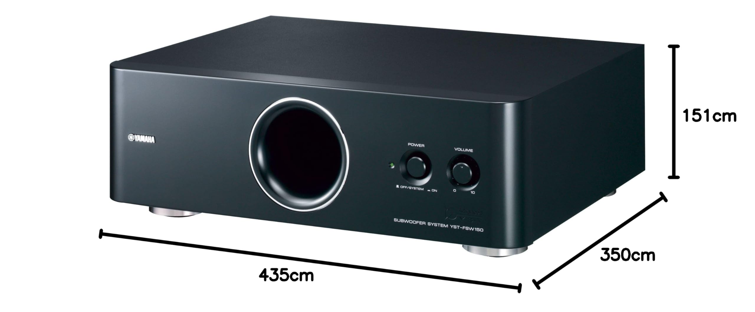 Yamaha YST-SW050 サブウーファーとYSP-600デジタルサウンド ◎ヤマハ