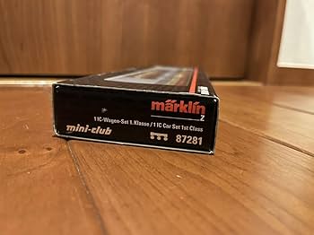 Amazon | メルクリン Marklin Zゲージ 87281 DB IC Car Set, 1st Class