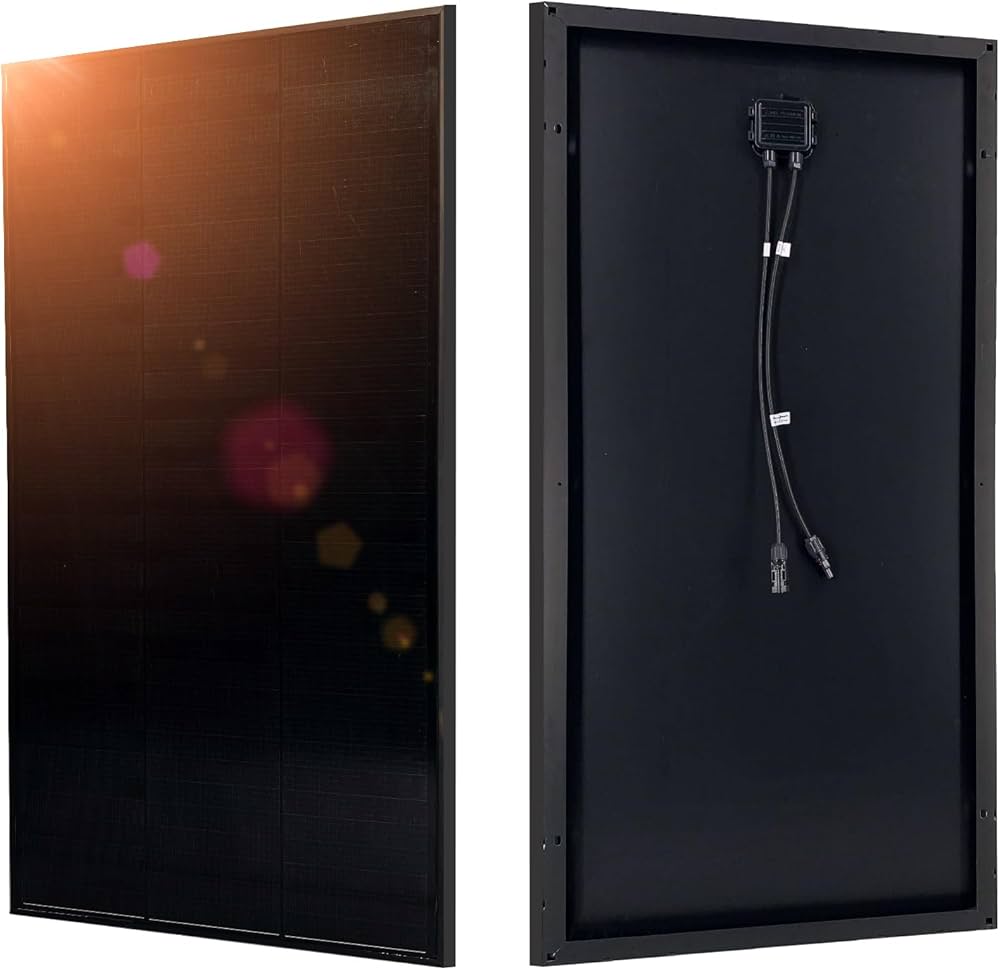 Amazon | Bluesun 110W ソーラーパネル 12V 単結晶シリコンソーラー