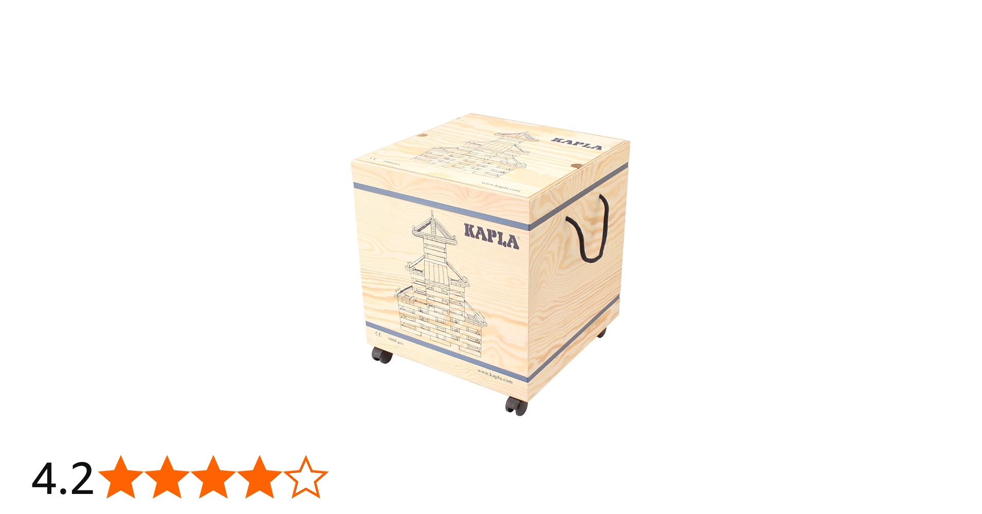 Amazon | KAPLA 魔法の板 カプラ 1000 【並行輸入品】 | 積み木 | おもちゃ