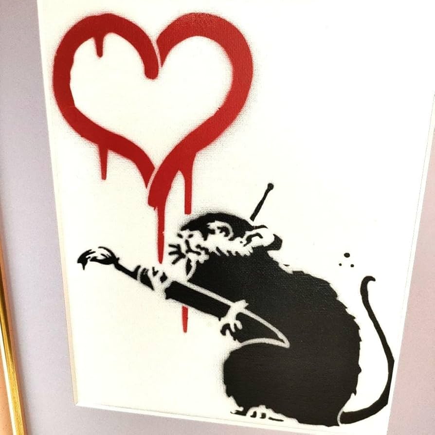 一点物！ 額装済み！希少！ バンクシー ディズマランド bank