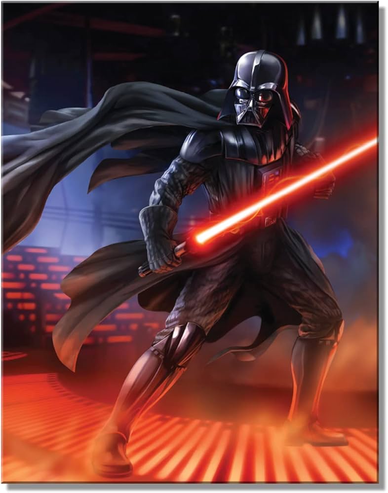 Amazon.com: Desperate Enterprises Star Wars Darth Vader Tin Sign