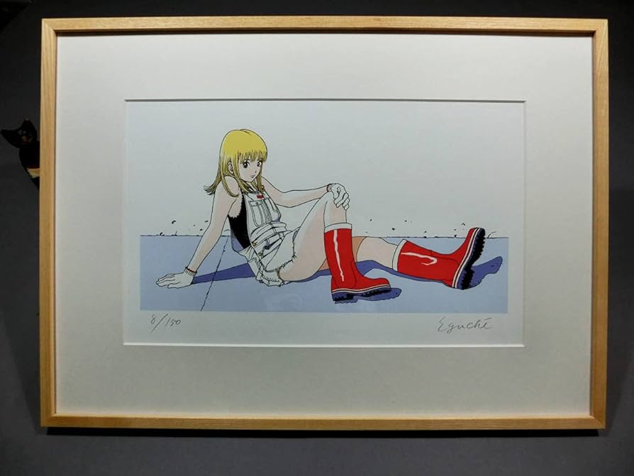 あ*ね様 江口寿史版画 『ストップ!!ひばりくん! 【ストラトキャスター