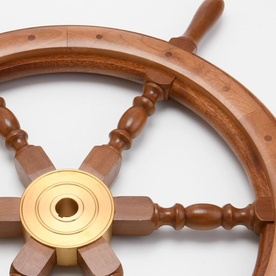 Amazon.co.jp: (舵輪30インチタイプ)(LIV023) マリンインテリア ラット