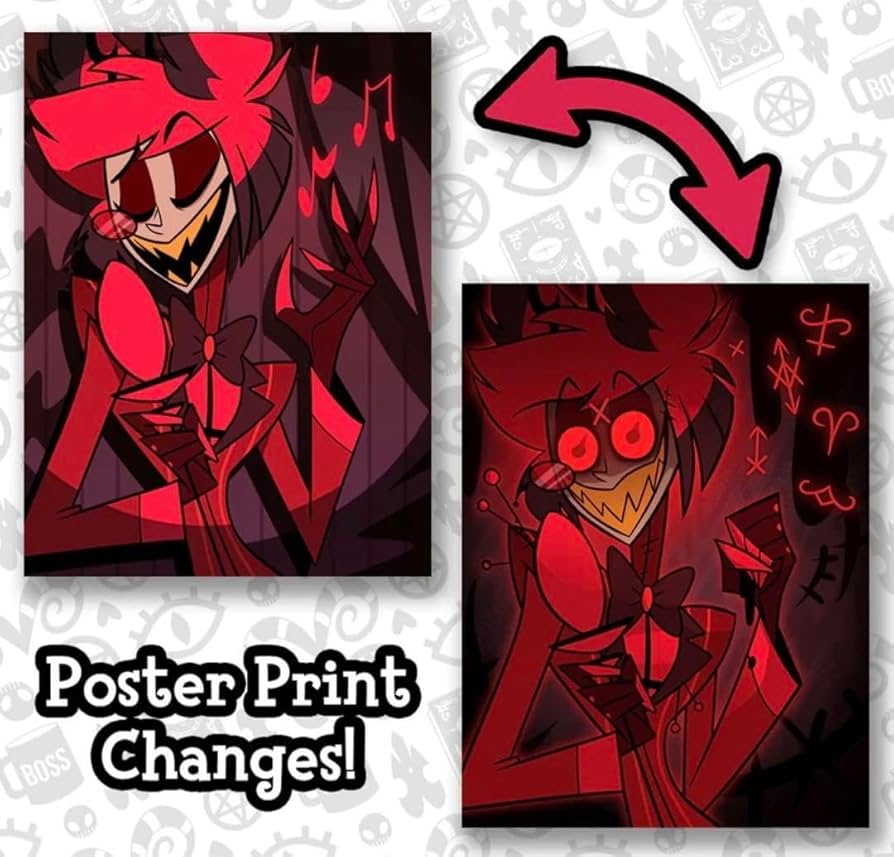 ハズビンホテル Hazbin Hotel 公式 バレンタイン限定 ポスター 公式