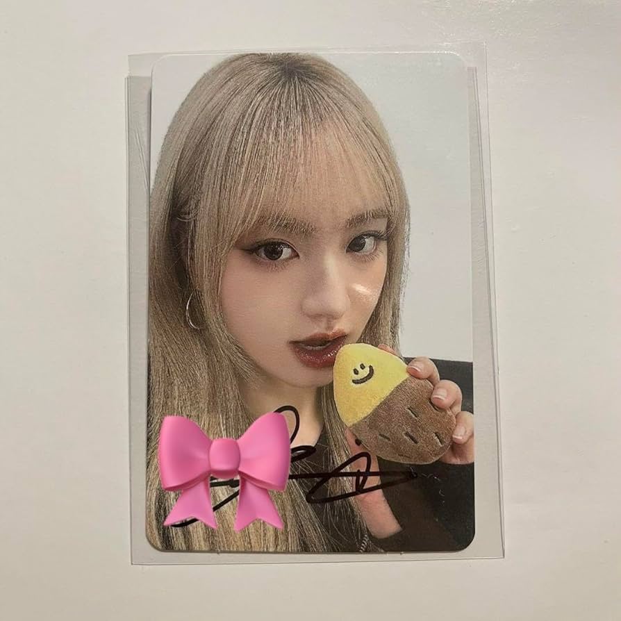 IVE リズ LIZ 直筆 サイン チェキ ポラロイド トレカ IVE リズ LIZ