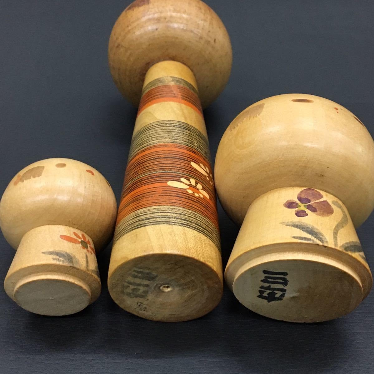 ONE'S】人気こけし作家 山中三平 本人作 大型作品 創作こけし 高16.7cm 小