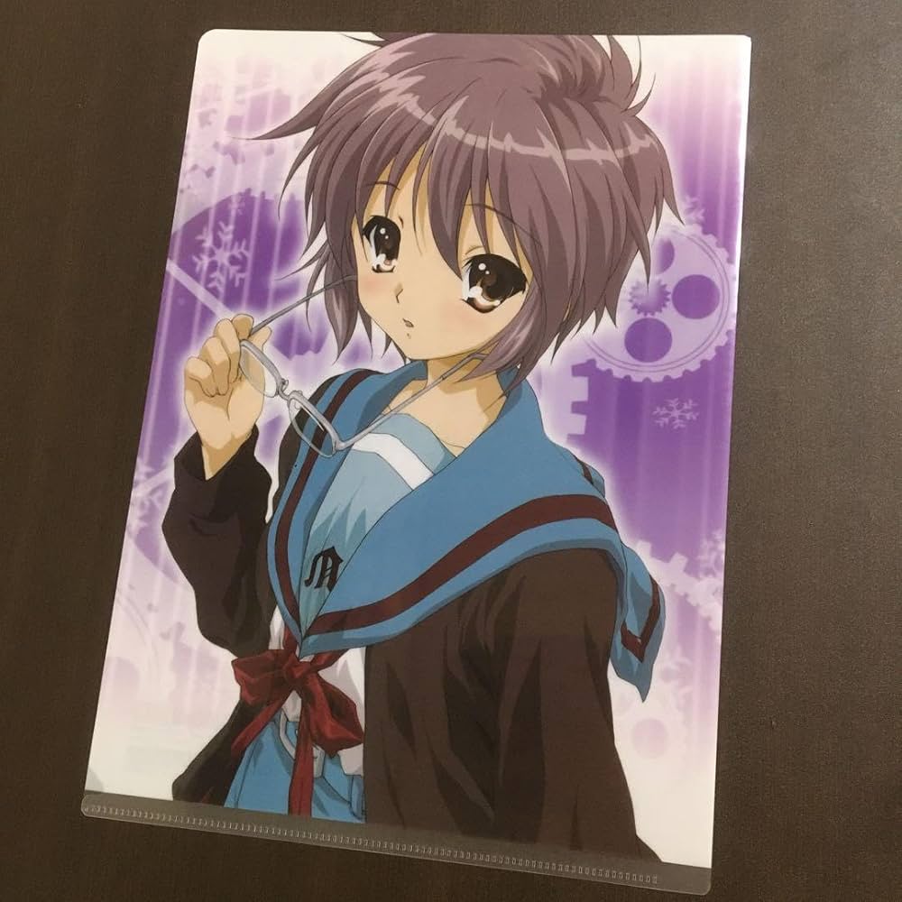 Amazon.co.jp: 涼宮ハルヒの消失 長門有希 A4 クリアファイル デザイン