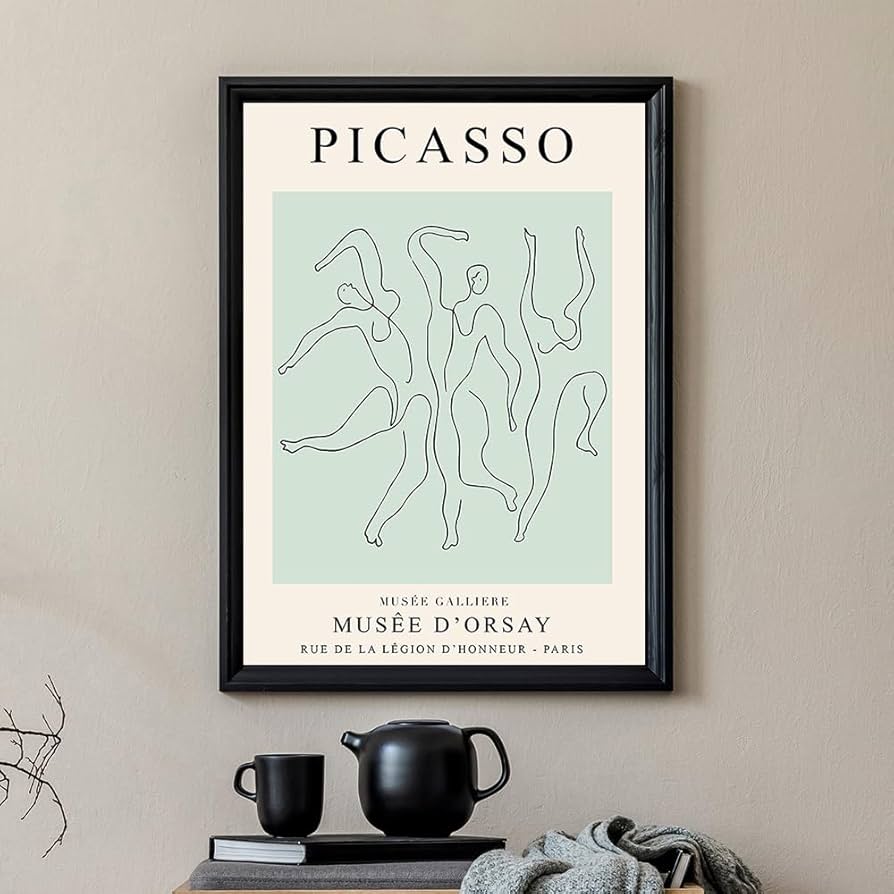 Amazon.co.jp: ピカソ ポスター ピカソ ダンス キャンバス ウォール