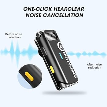 Amazon.com: Hollyland Lark M1 Wireless Lavalier Microphone