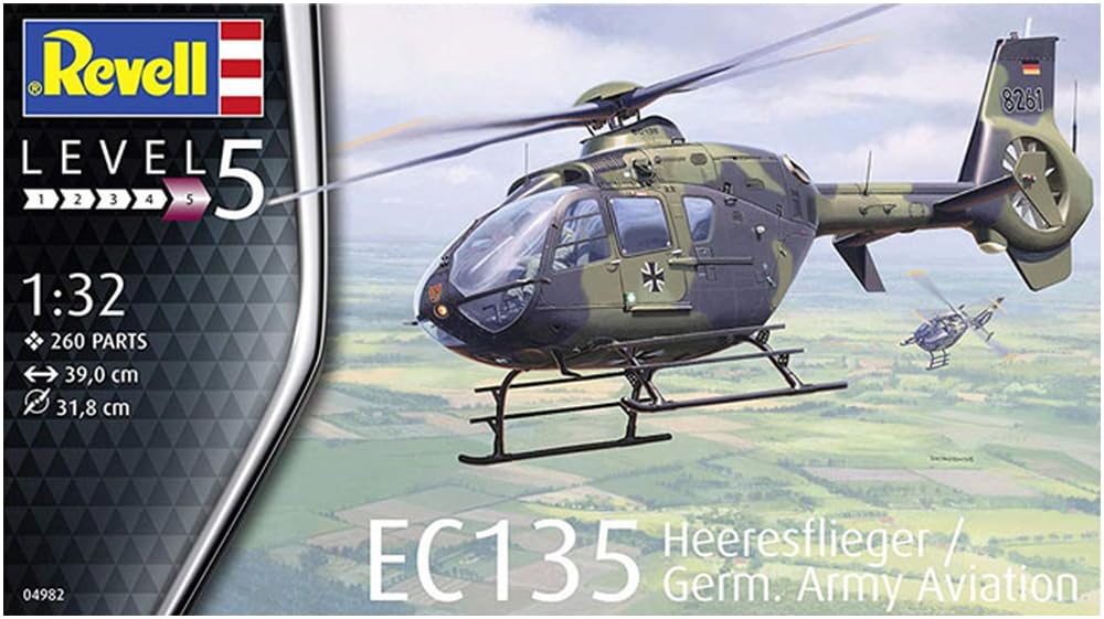 激レア】 ドイツ レベル 1/32 EC135 ヘリコプター プラモデル Amazon