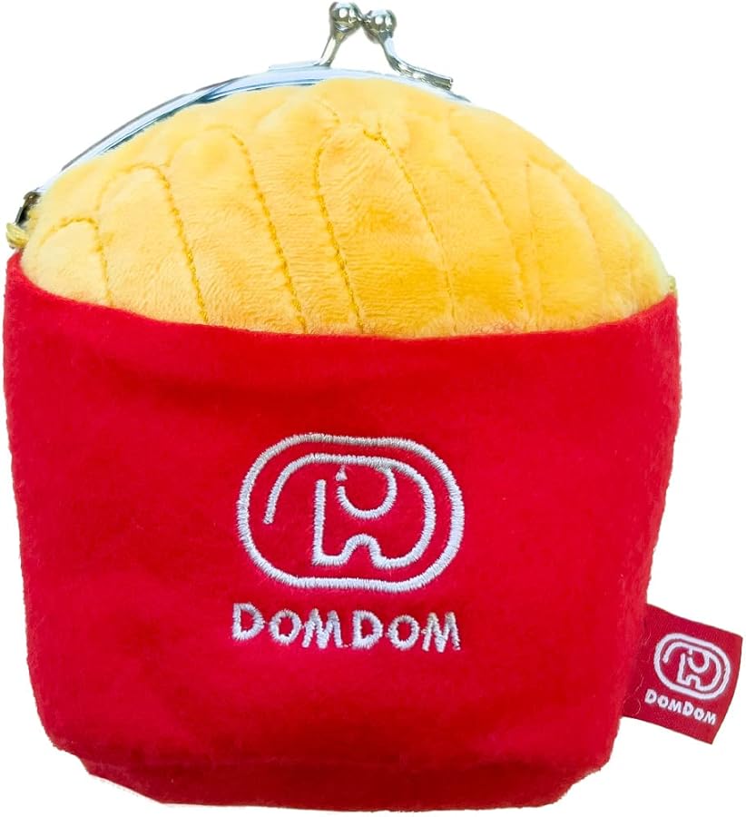 DOMDOM フライドポテト型キーホルダー2個&がま口ケース2個 DOMDOM
