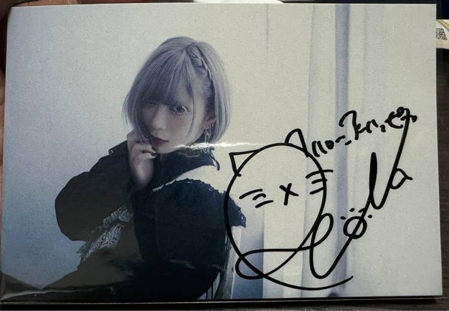 ReoNaサイン入りポストカード ReoNa 複製サイン入りポストカード